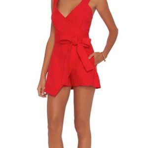 Alexis - Red Lexi Skort Romper